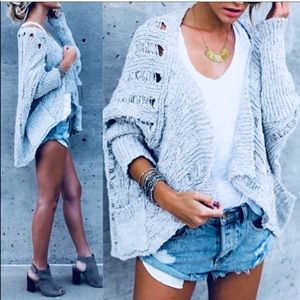 Royal Robbin Grey Knit Sweater (M)